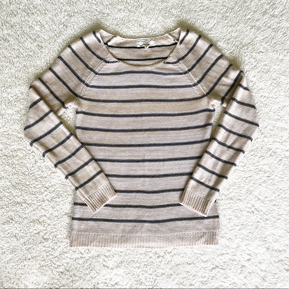 Striped Cotton Sweater